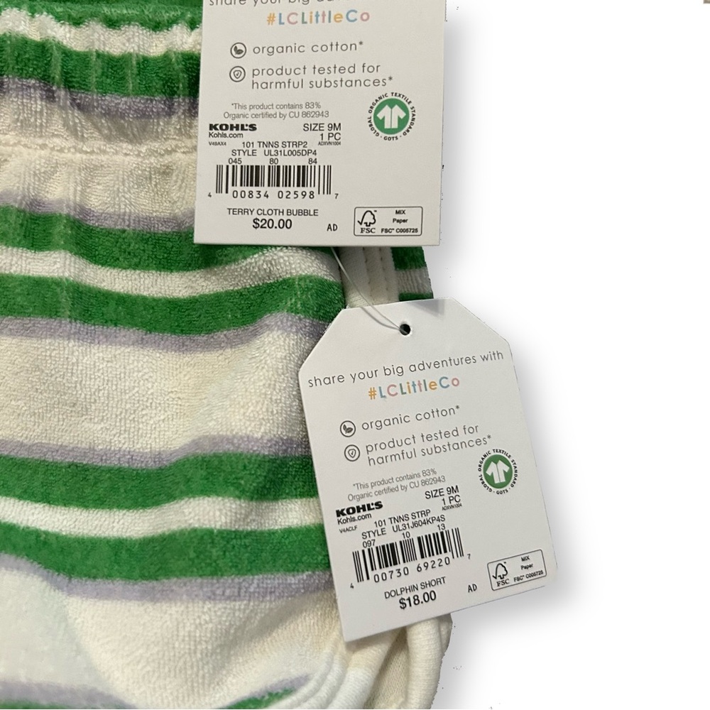 NWT 9 months /CARTER’S Sleeper Pajamas & Lauren Conrad Two-piece outfit bundle - Picture 6 of 6